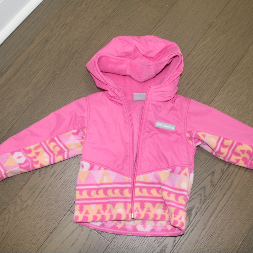 Columbia Vibrant Pink Patterned Jacket